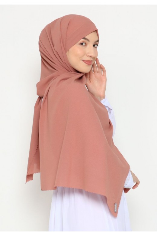 Pasmina Instan Lasercut Caramel